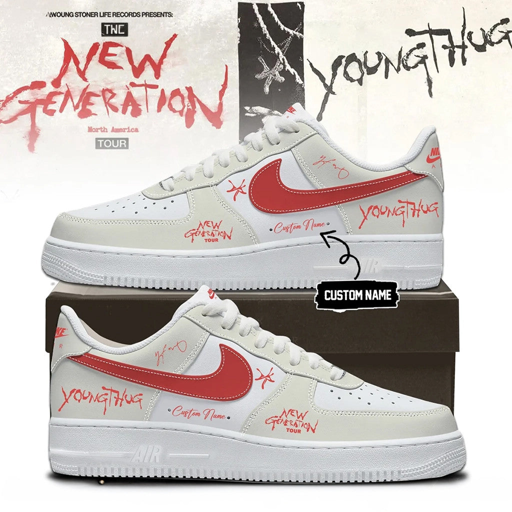 Personalized Young Thug Merch The New Generation Tour 2026 Signature Sneakers Music Fan Gifts - Merchluma