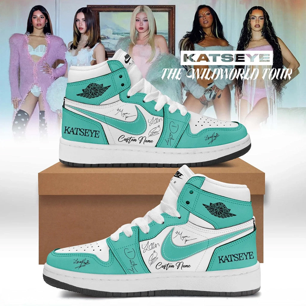 Custom KATSEYE The Wildworld Tour Sneakers Signature Shoes KATSEYE Merch 2026 Gift For Fans - Merchluma