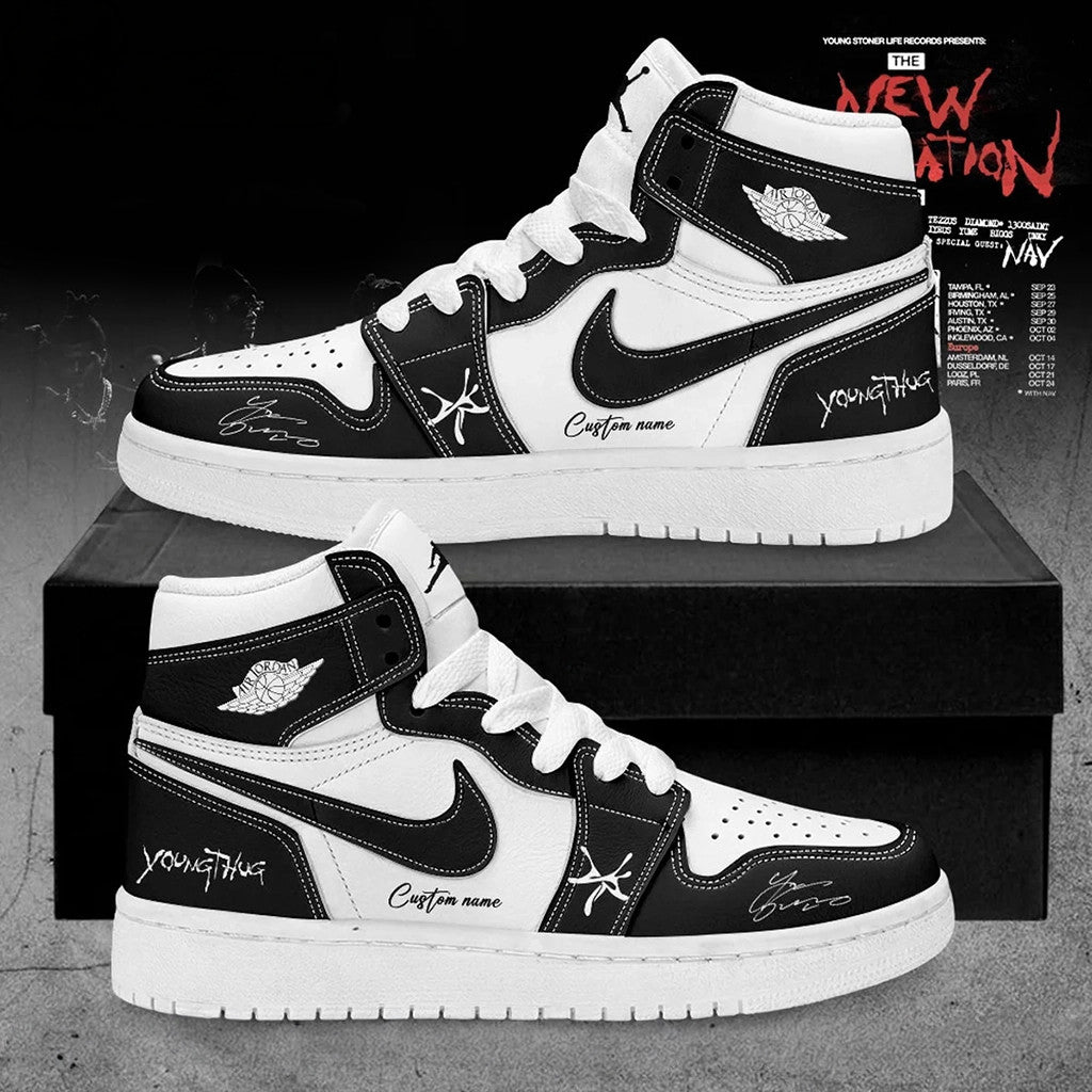 Customized Young Thug Merch The New Generation Tour 2026 Signature Shoes Sneakers Fan Merch - Merchluma