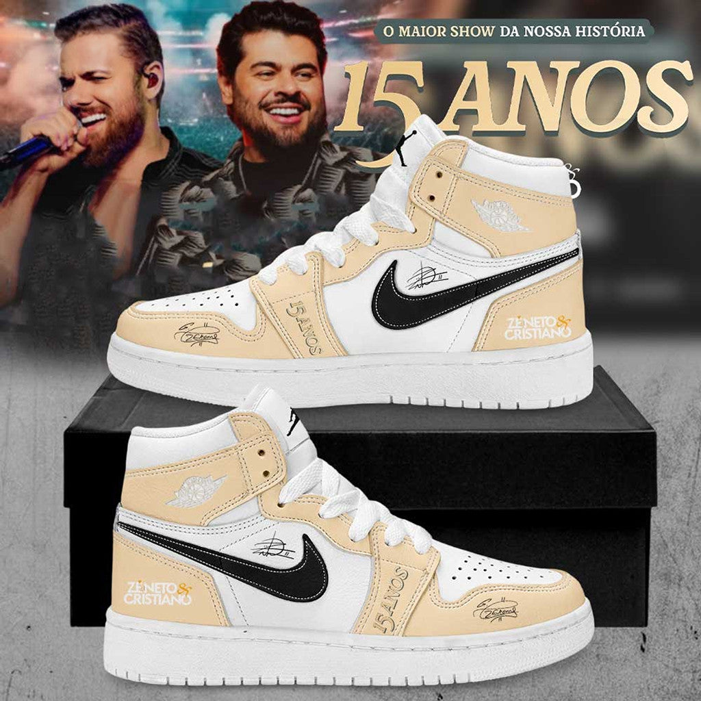 Customized Ze Neto And Cristiano Merch 2026 Celebrates 15 Years Careers Sneakers Fan Gifts Idea - Merchluma