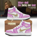 Personalized Hilary Duff Concert Merch 2026 The Lucky Me Tour Sneakers Music Fan Shoes Fan Gear - Merchluma