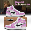 Personalized Hilary Duff Merch 2026 The Lucky Me Tour Sneakers Gifts For Music Enthusiasts - Merchluma