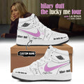 Personalized Hilary Duff The Lucky Me Tour Sneakers Hilary Duff Tour Merch 2026 Fan Gifts - Merchluma