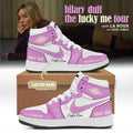 Personalized Hilary Duff Tour Merch 2026 The Lucky Me Tour Shoes Sneakers Present For Music Fan - Merchluma