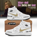 Personalized Hilary Duff Tour Merch 2026 The Lucky Me Tour Sneakers Present For Music Lovers - Merchluma