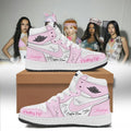 Personalized KATSEYE Merch 2026 KATSEYE Pinky Up Signed Shoes Sneakers Gift For Music Lover - Merchluma