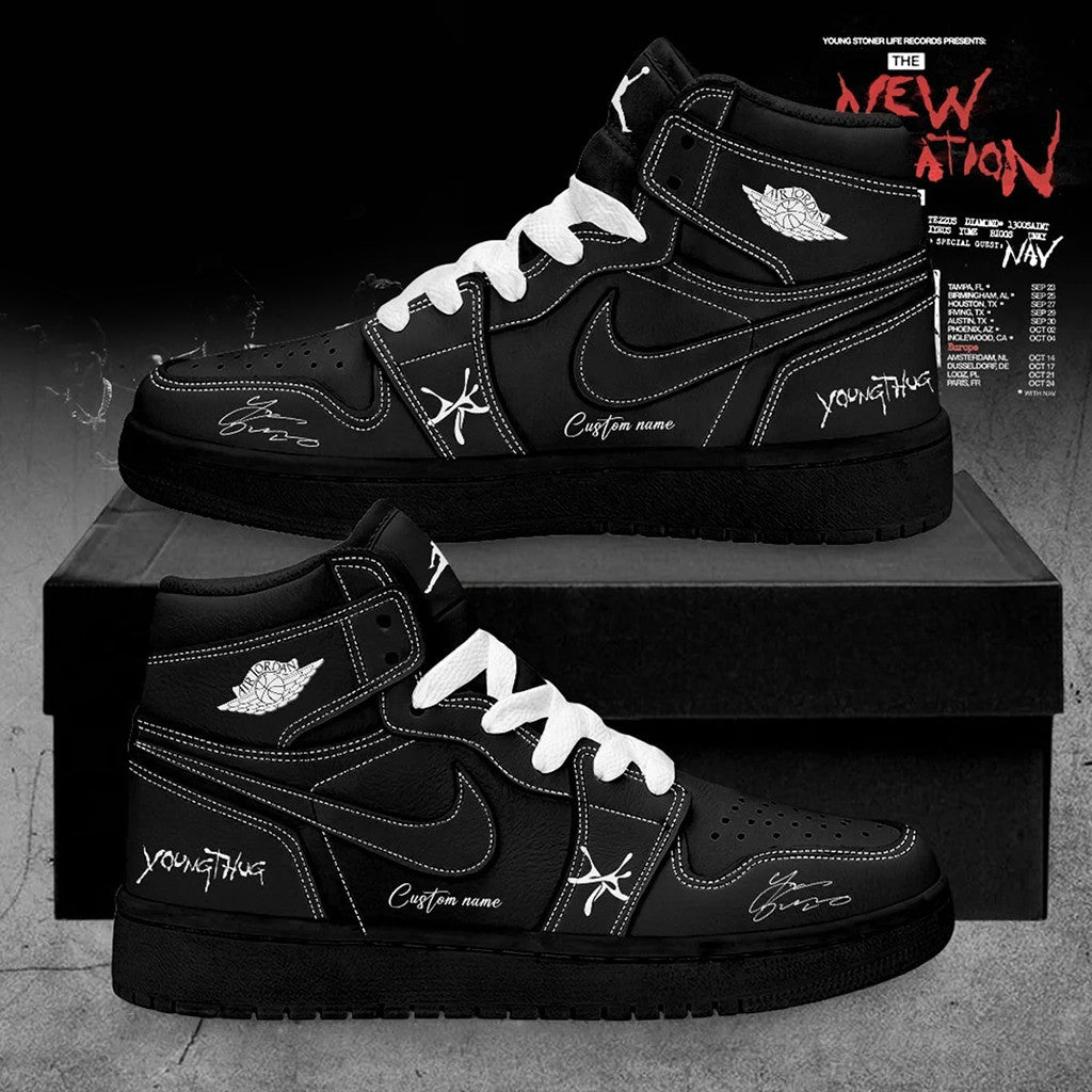 Customized Young Thug Merch 2026 The New Generation Tour Signed Sneakers Best Gift For Brothers - Merchluma