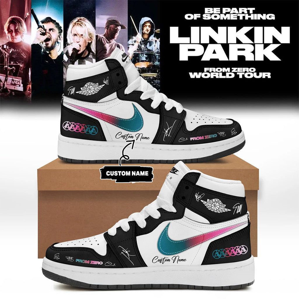 Personalized Linkin Park From Zero World Tour 2026 Signed Shoes Sneakers Linkin Park Merch - Merchluma