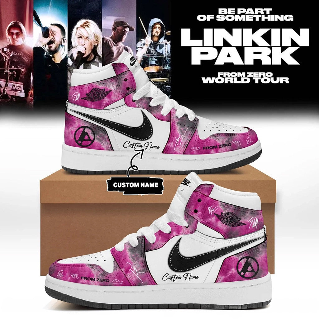 Personalized Linkin Park From Zero World Tour 2026 Signed Sneakers Linkin Park Merch Fan Gifts - Merchluma