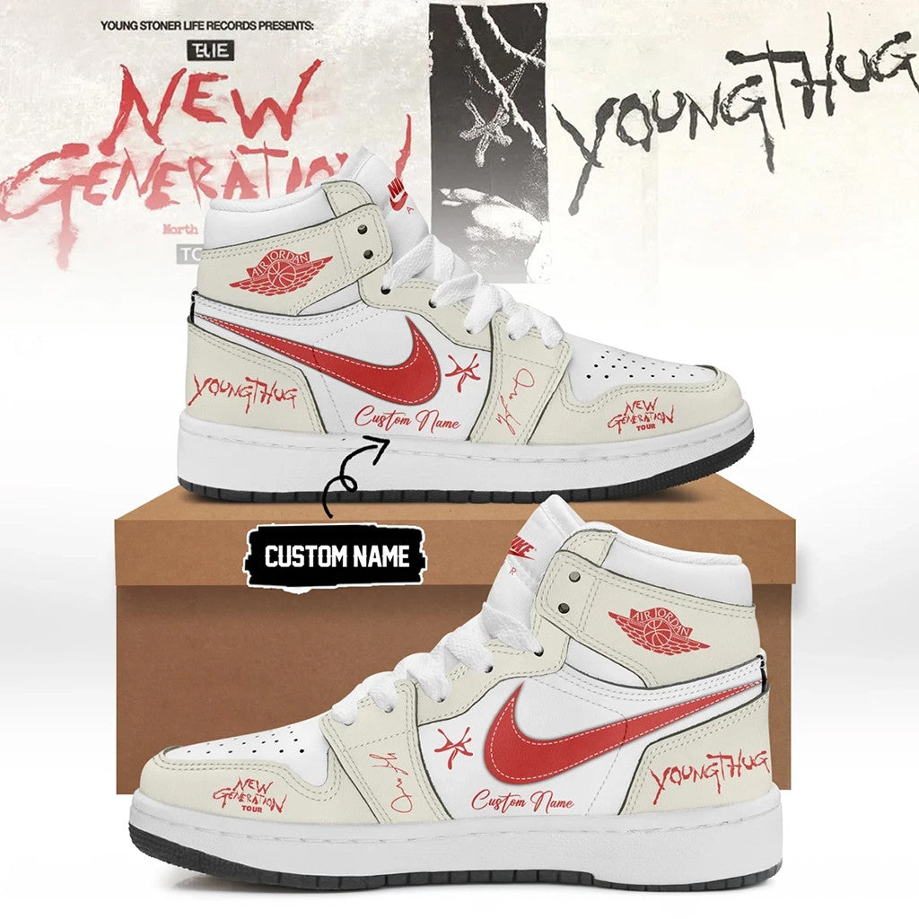 Personalized Young Thug Merch The New Generation Tour 2026 Signature Sneakers Gift For Brother - Merchluma