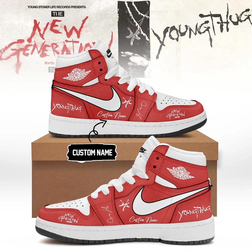 Personalized Young Thug The New Generation Tour 2026 Shoes Sneakers Rapper Fan Gear Signature - Merchluma