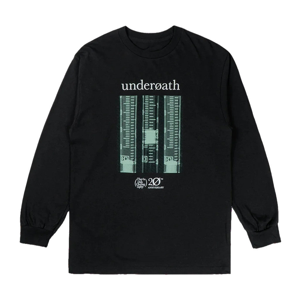 Underoath Merch 2026 They're Only Chasing Safety 20th Anniversary Long Sleeve Shirt Fan Gifts - Merchluma