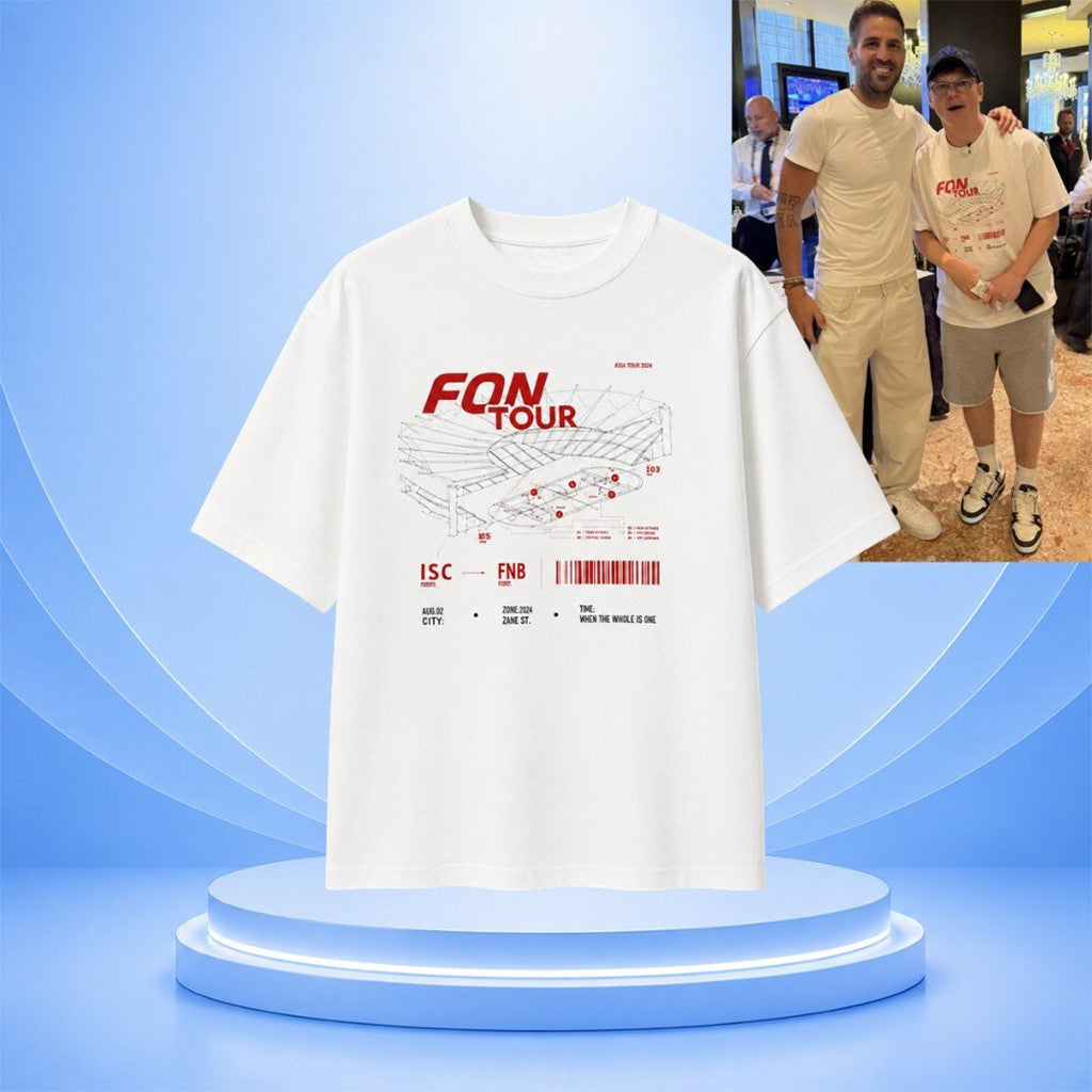Andrey Arshavin FCN Tour Stadium Blueprint Shirt Streetwear Concert Shirt Gift For Dad - Merchluma