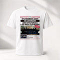 BTS Bathroom Mysterious Late Night Gathering Newspaper Headline T-Shirt 2026 BTS Merch - Merchluma