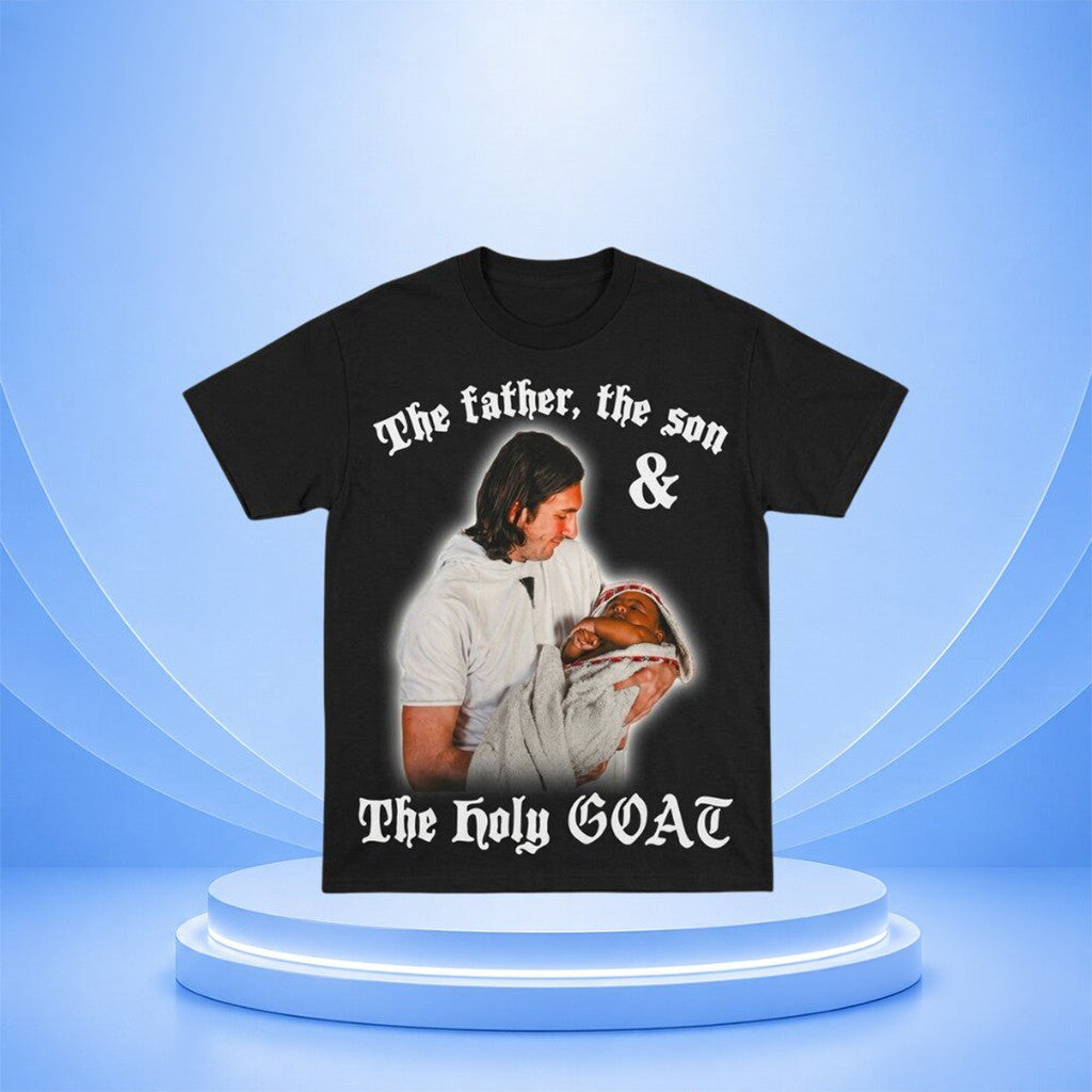 Messi X Lamine Yamal The Father The Son The Holy GOAT Shirt 2026 Gift For Football Fans - Merchluma
