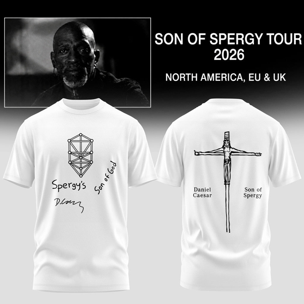 Daniel Caesar Merch Son Of Spergy Tour 2026 T-Shirt Best Gifts For Music Lovers - Merchluma