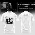 Daniel Caesar Son Of Spergy Tour 2026 T-Shirt White Daniel Caesar Merch Gifts For Music Fans - Merchluma