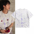 BTS Jin Arirang World Tour 2026 Logo White T-Shirt BTS Tour Merch Kpop Fans Gifts For Army - Merchluma