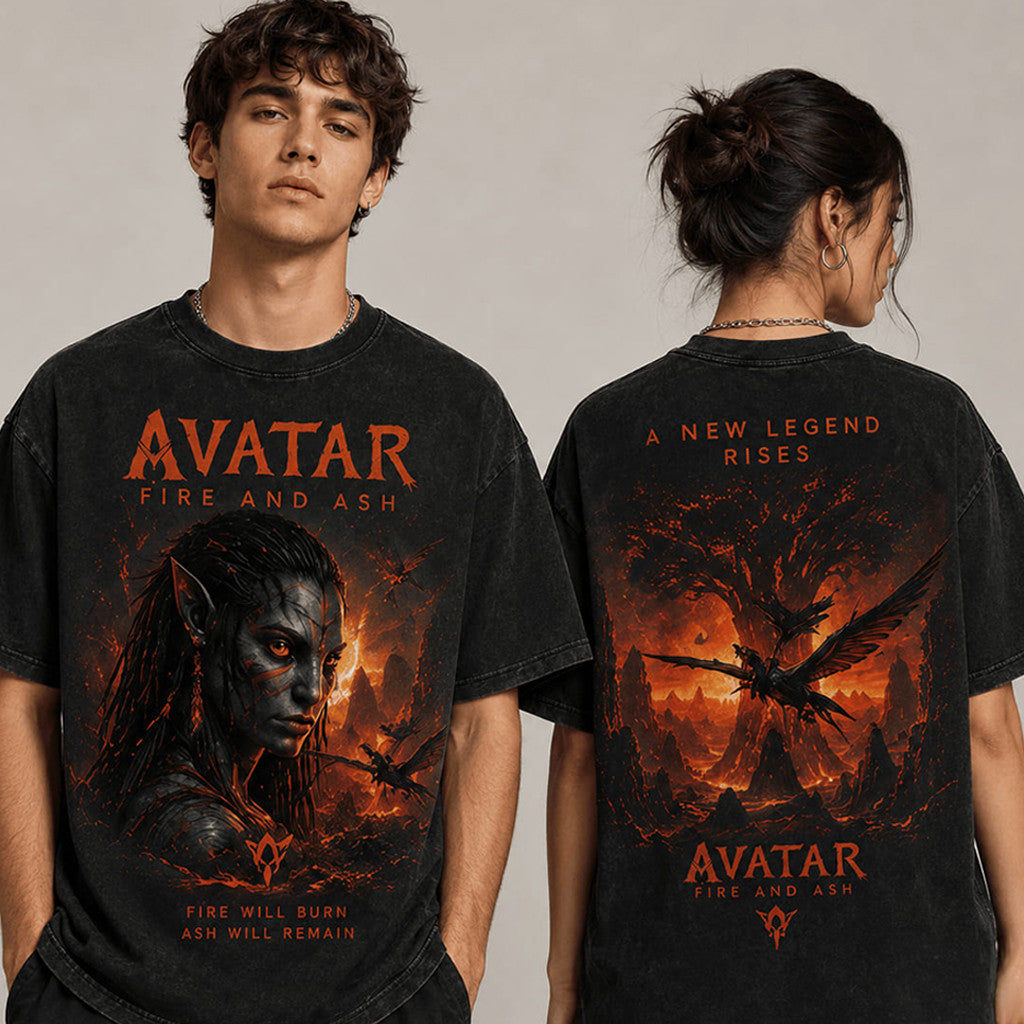 Avatar Fire And Ash Merch 2026 A New Legend Rises T-Shirt Best Gift For Movie Fans - Merchluma