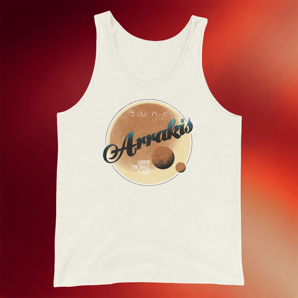 Dune Merch 2026 Dune Arrakis Tank Top Birthday Present For Husband - Merchluma