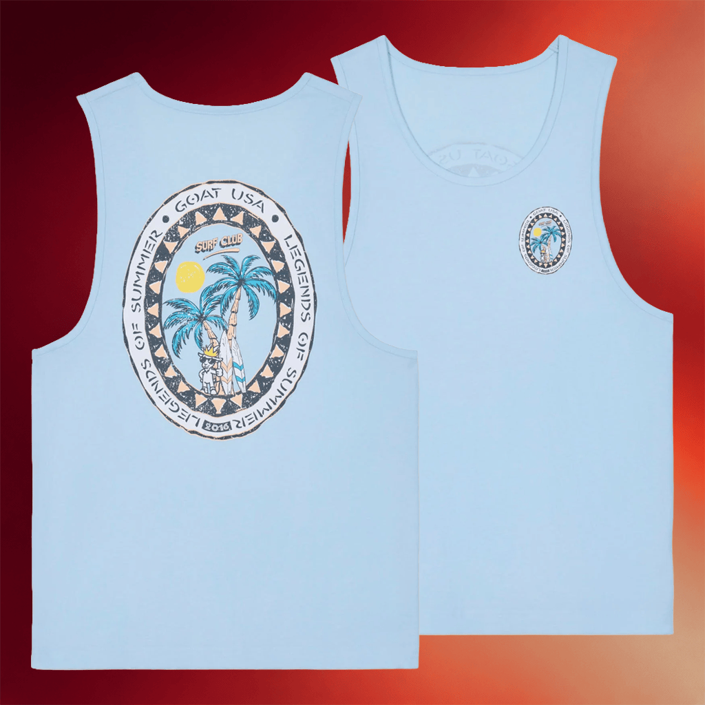 GOAT USA Merch 2026 Legends Of Summer Palm Tank Top Beach Vibe Clothing Gifts For Friends - Merchluma