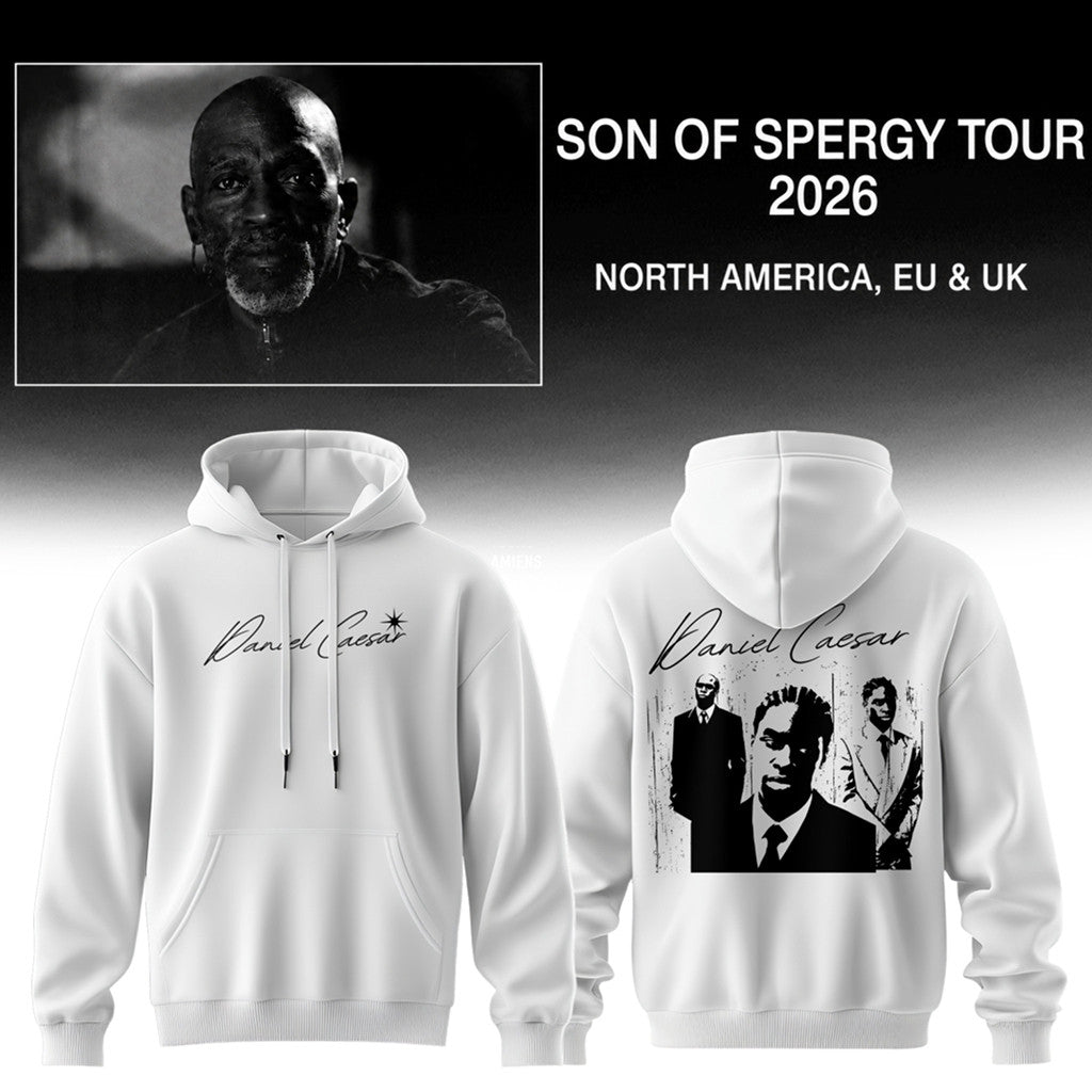 Daniel Caesar Son Of Spergy Tour 2026 Hoodie Daniel Caesar Merch Music Related Gifts For Guys - Merchluma