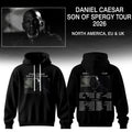 Daniel Caesar Merch 2026 Son Of Spergy Tour Hoodie Black Presents For Music Lovers - Merchluma
