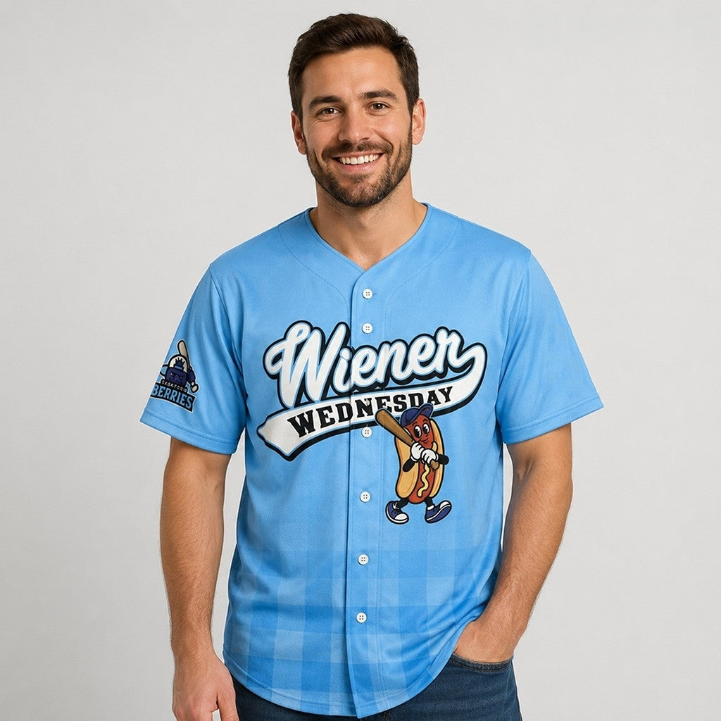 2026 Saskatoon Berries Baseball Wednesday Hot Dog Promotional Jersey Gifts For Friends - Merchluma