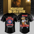 Chicago Cubs X Noah Kahan Merch The Great Divide Tour 2026 Baseball Jersey Gift For Music Fans - Merchluma