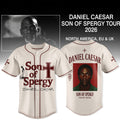 Daniel Caesar Son Of Spergy Tour Baseball Jersey 2026 Daniel Caesar Merch Gift For Music Fans - Merchluma