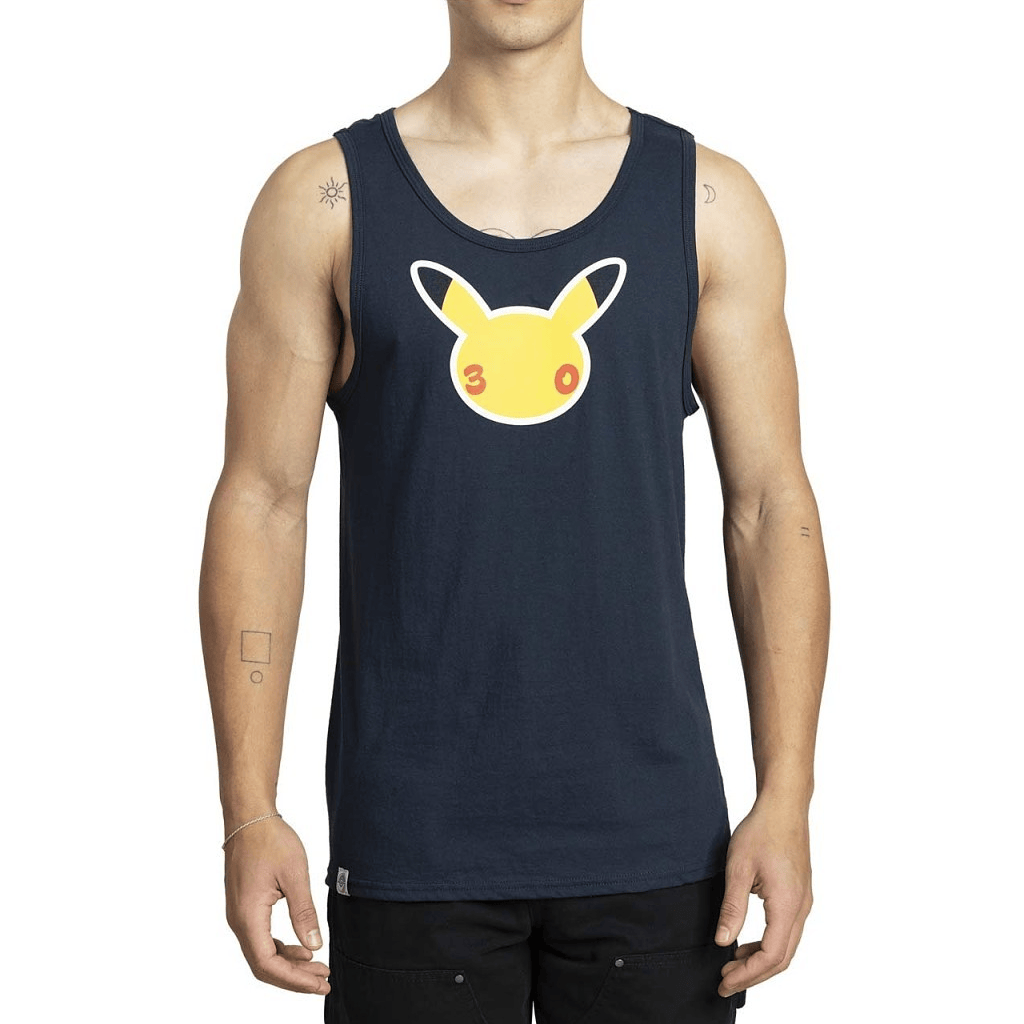 Pokemon Merch 2026 Pokemon 30th Celebration Tank Top Birthday Presents For Boyfriend - Merchluma
