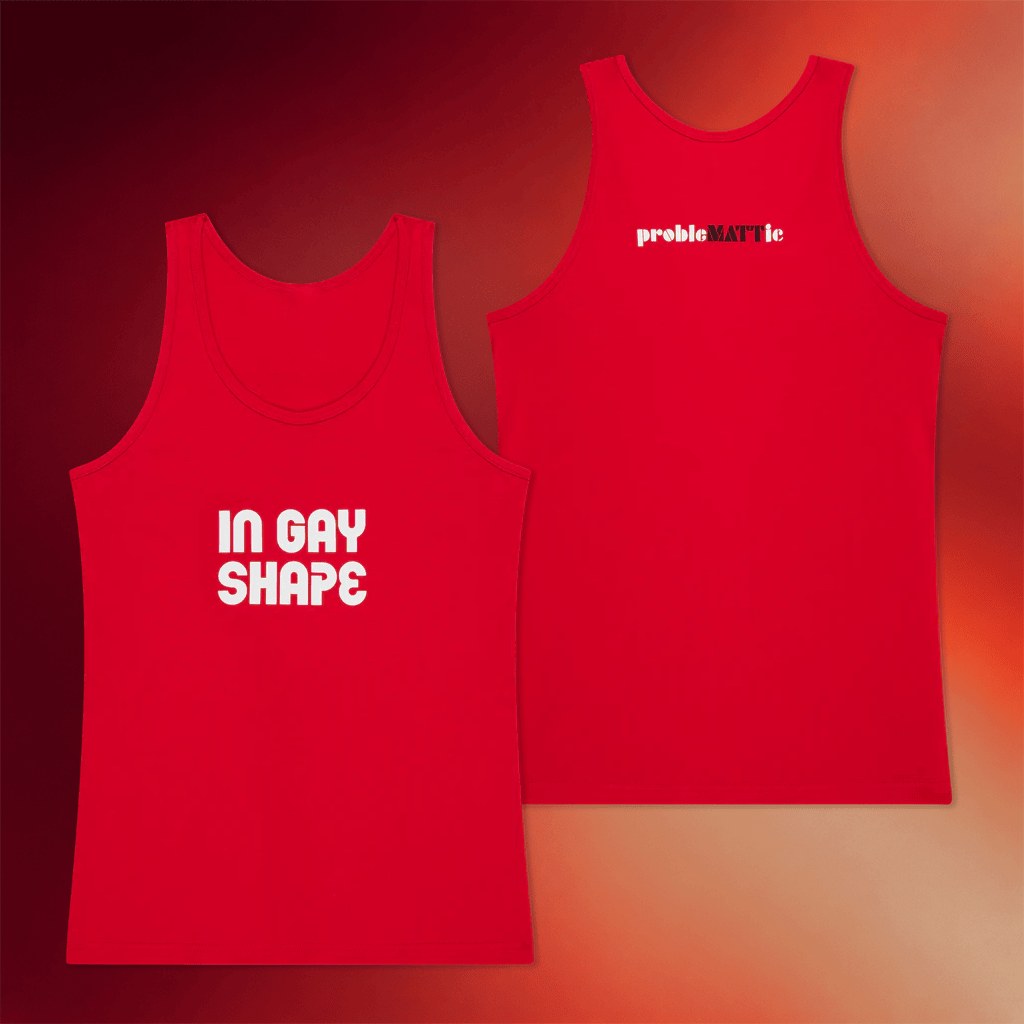 Matt Rife Merch 2026 In Gay Shape Tank Top Birthday Presents For Friends - Merchluma