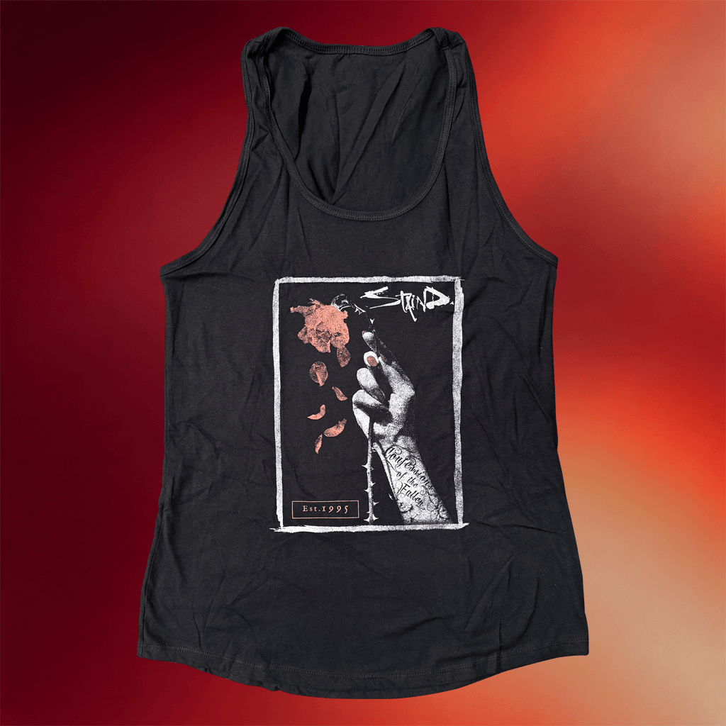 Staind Merch Rose Women's Tank Staind Apparel Gifts For Rock Enthusiasts - Merchluma