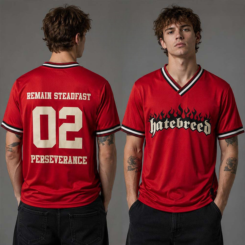 Hatebreed The Summer Slaughter Tour 2026 Remain Steadfast Perseverance Jersey Shirt Fan Merch - Merchluma