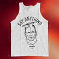 Say Anything Merch 2026 White Bruce Tank Top Say Anything Shirt Gift Ideas For Him - Merchluma