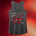 Spire Motorsports Merch #77 Carson Hocevar Ladies Tank Top Birthday Gift For Her - Merchluma