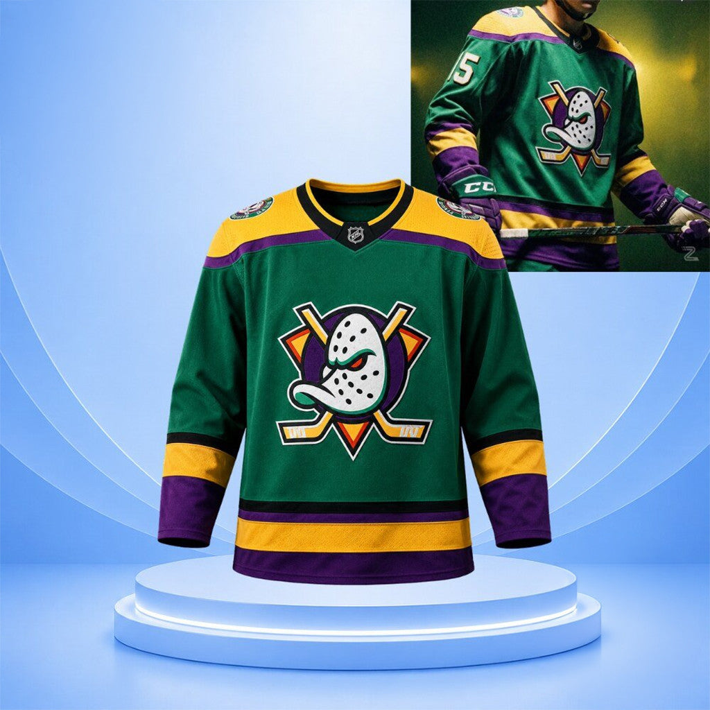 Anaheim Ducks Vintage Wild Wing Hockey Jersey 2026 Anaheim Ducks Merch Gift For Hockey Fans - Merchluma