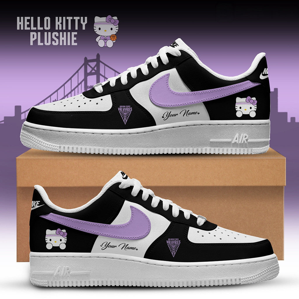 Personalized Golden State Valkyries WNBA X Hello Kitty Shoes Sneakers Valkyries Merch Gifts