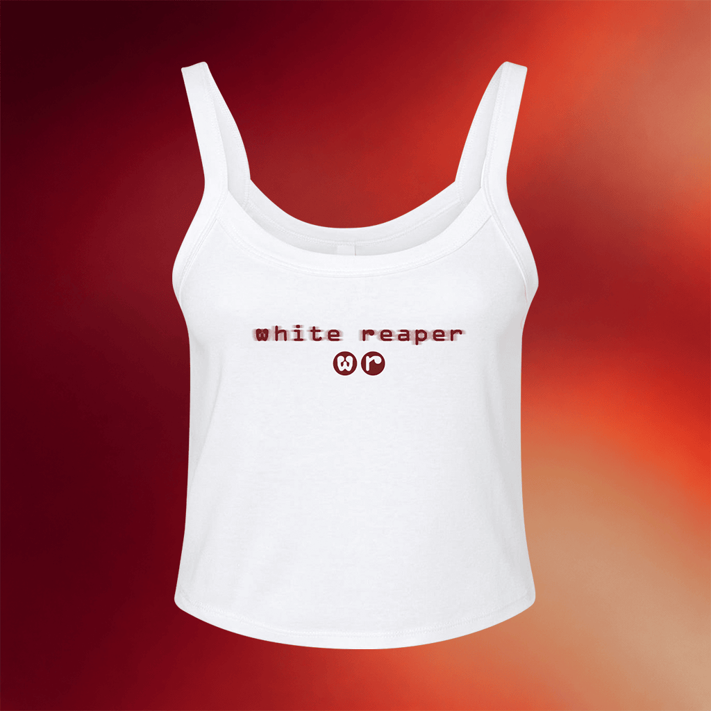 White Reaper Merch 2026 Logo White Rib Tank Best Gifts For Her - Merchluma