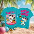 Snoopy Woodstock Later After While Summer Beach T-Shirt Snoopy Merch Useful Gifts For Husband - Merchluma