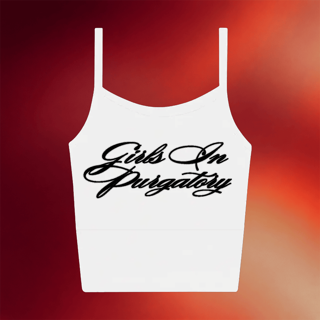 Girls In Purgatory Merch 2026 Girls In Purgatory Tank White Birthday Gifts For Her - Merchluma