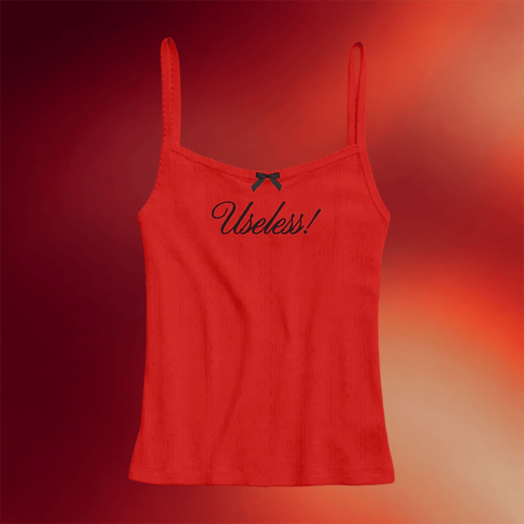 Sabrina Carpenter Merch 2026 Useless Tank Top Music Lover Gift Ideas For Her - Merchluma