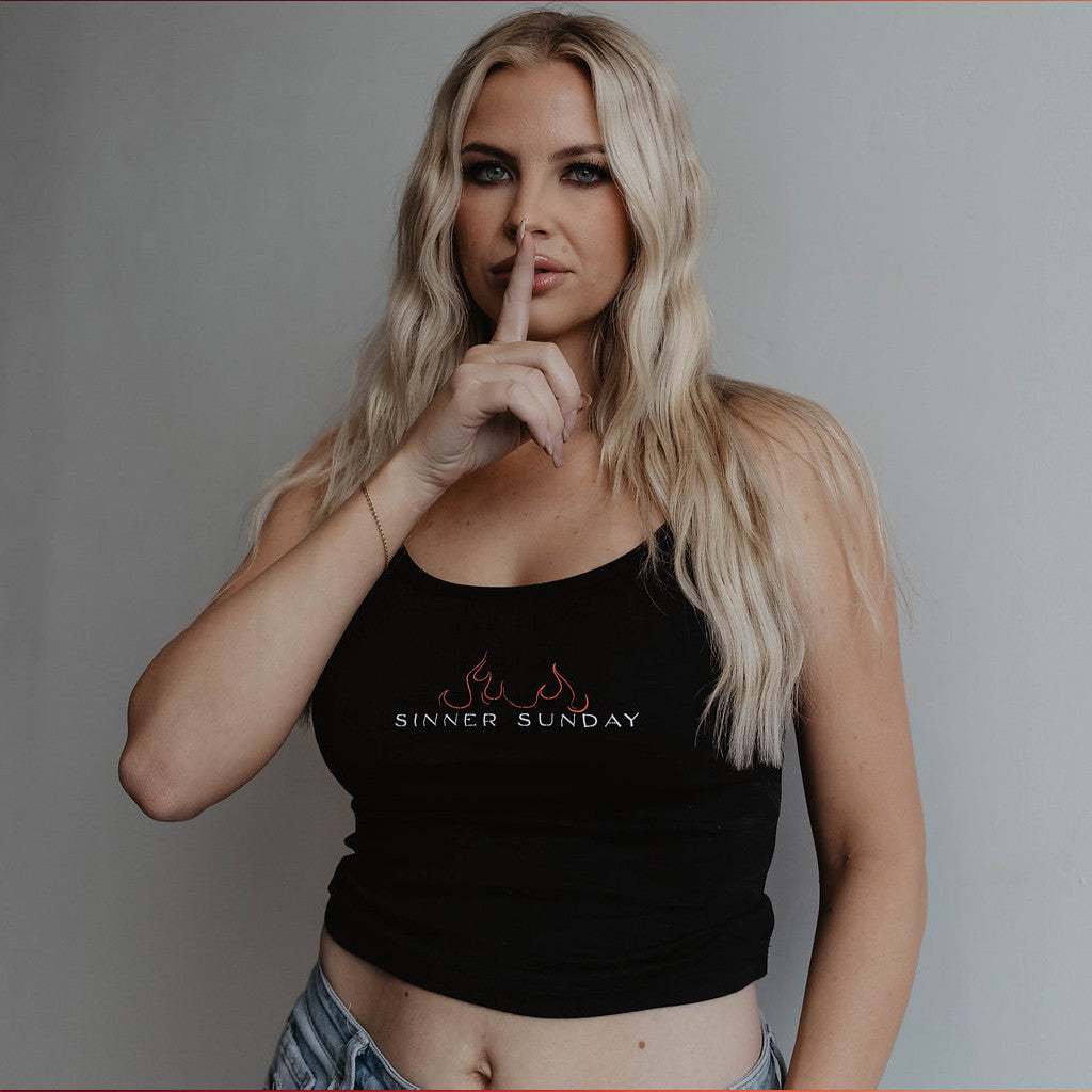Sinner Sunday Merch 2026 Sinner Sunday Tank Top Mayci Neeley Apparel Gifts For Her - Merchluma