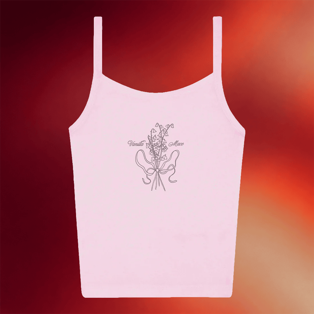 Vanilla Mace Merch 2026 Flowers Tank Birthday Present For Girlfriend - Merchluma