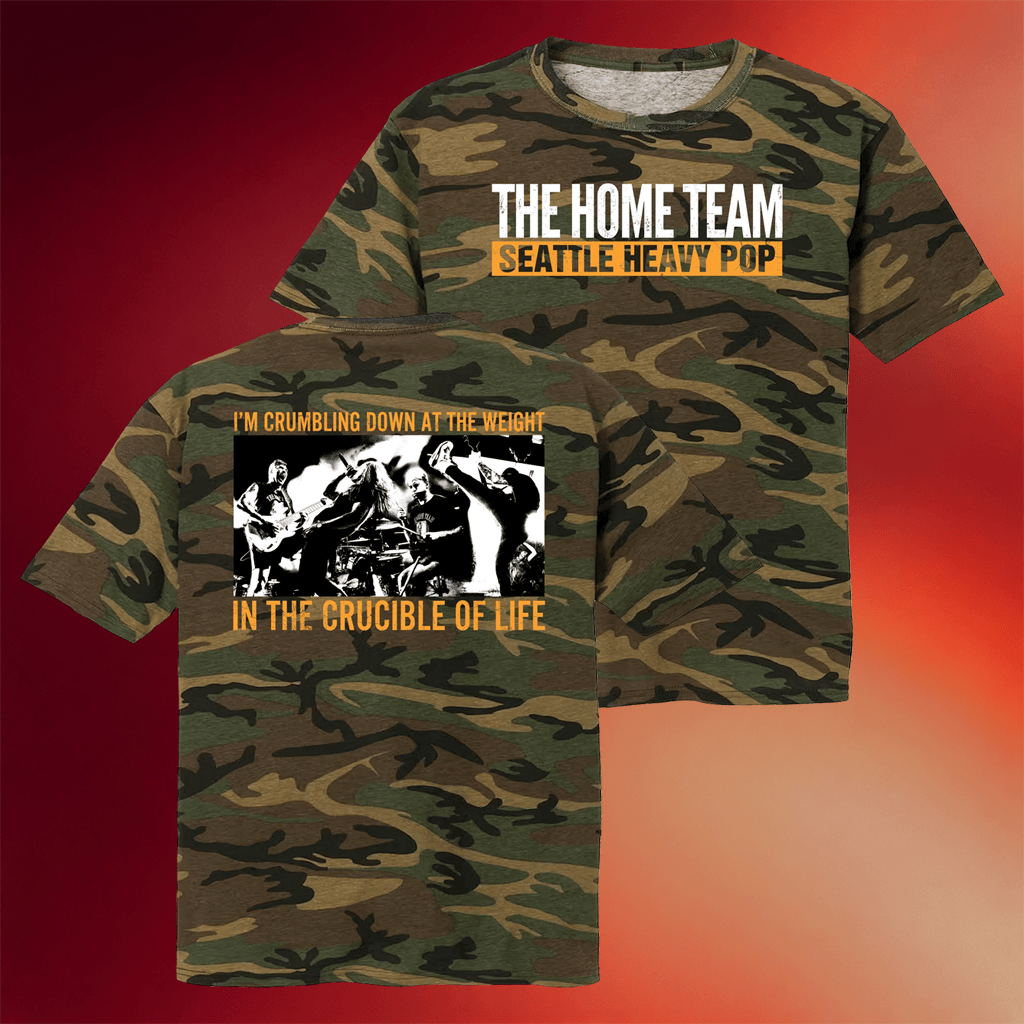 The Home Team Merch The Home Team Seattle Heavy Pop Camo T-Shirt Gifts For Rock Lovers - Merchluma