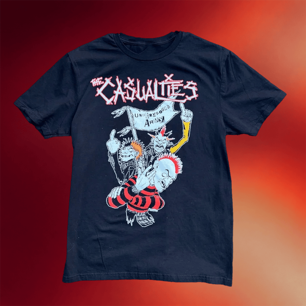 The Casualties Merch Underground Army Shirt Gifts For Rock Music Lovers - Merchluma