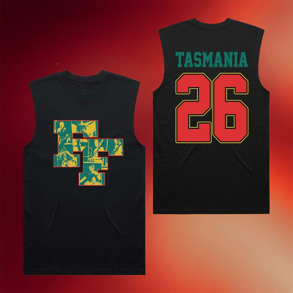 Foo Fighters Merch FF 26 Tasmania Muscle Tank Gifts For Rock Band Fans - Merchluma