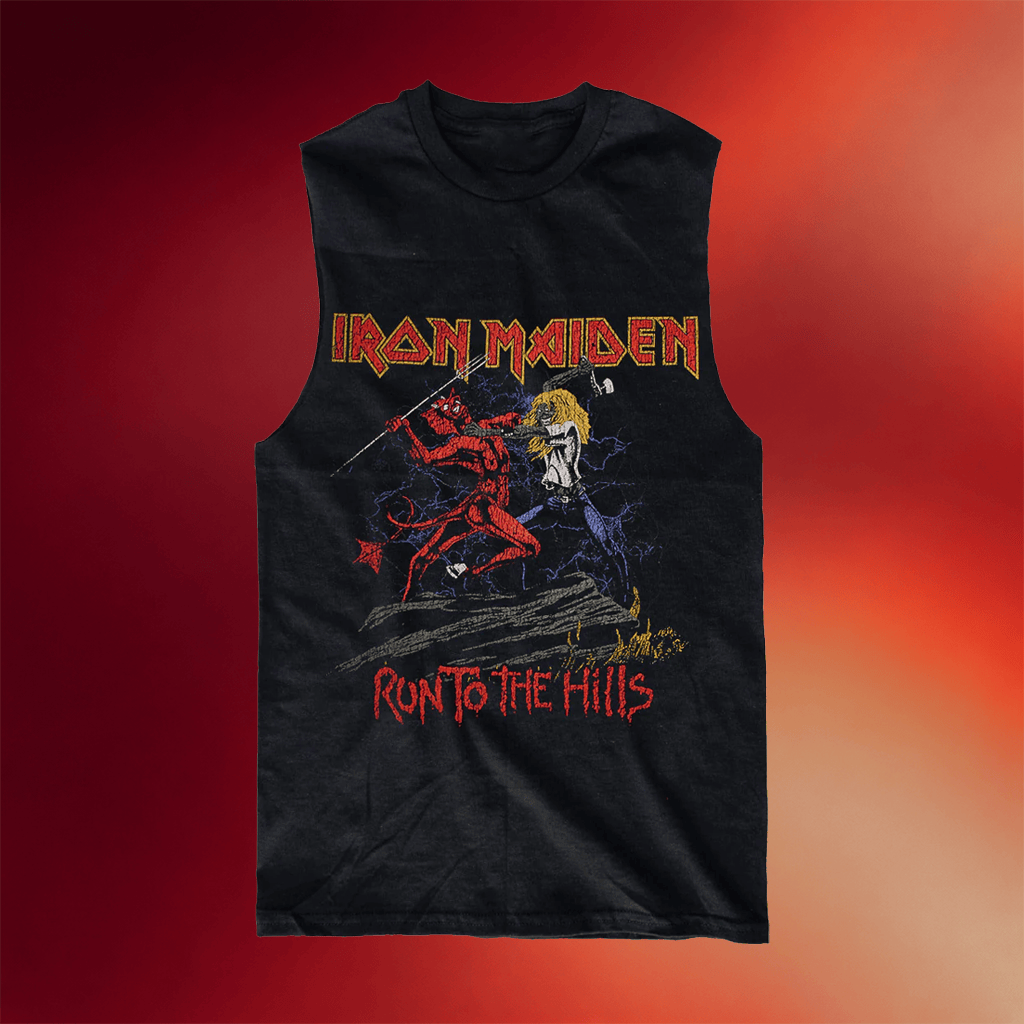 Impericon Merch 2026 Iron Maiden Run To The Hills Tank Top Present For Band Fans - Merchluma