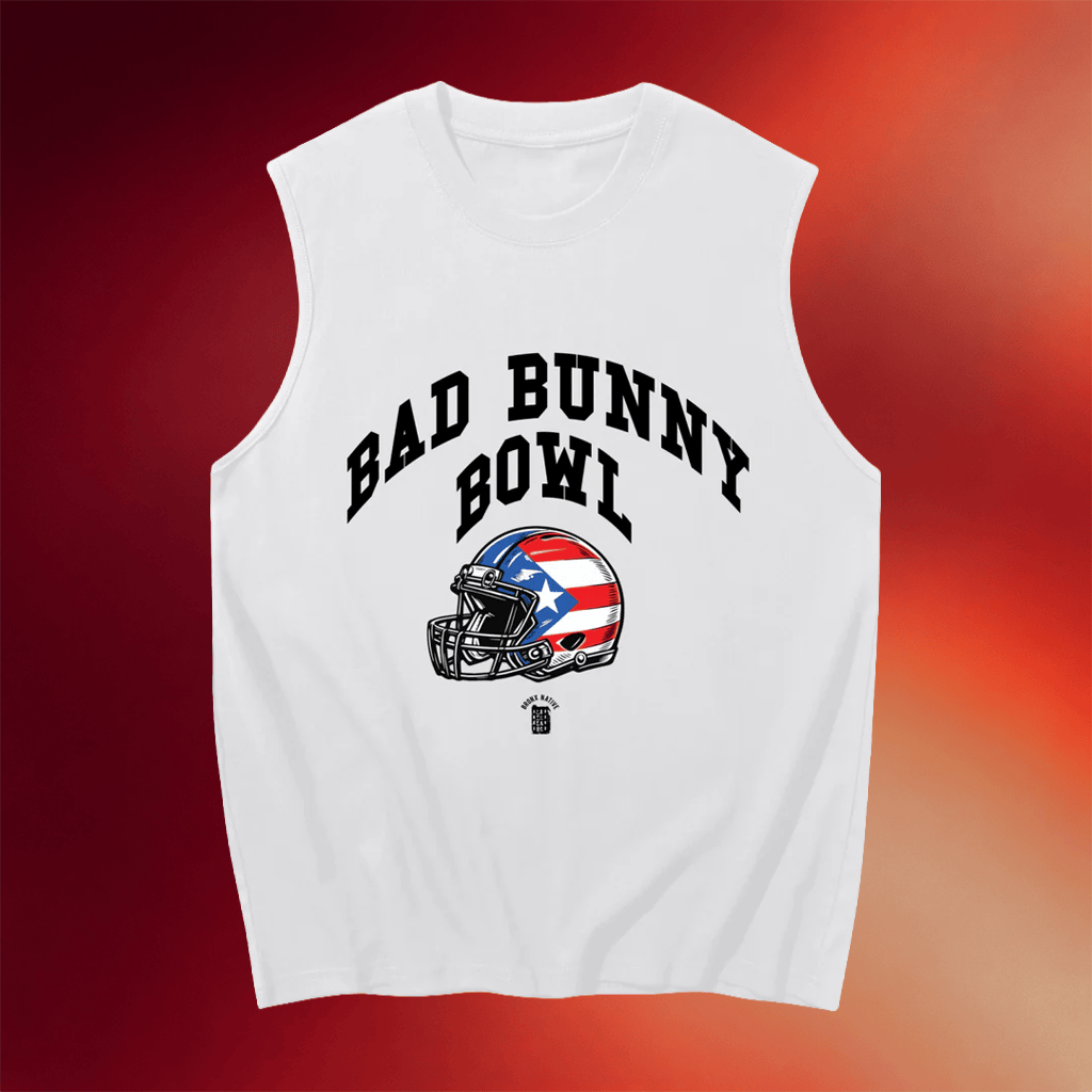 Bronx Native Merch 2026 Bad Bunny Bowl Tank Top Bad Bunny Super Bowl Merch Gifts For BFF - Merchluma