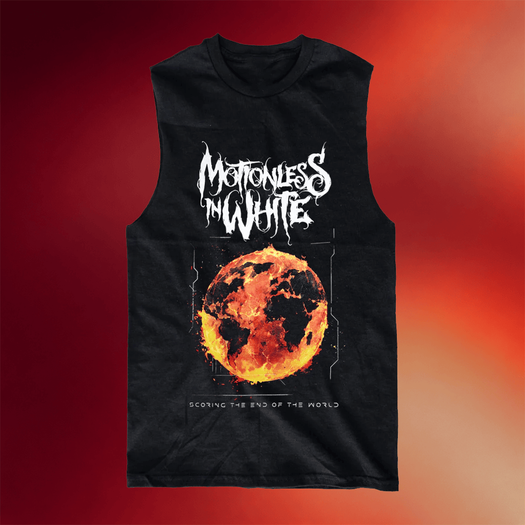 Motionless In White Merch Fireball Muscle Tank Motionless In White Apparel Gifts For Brother - Merchluma